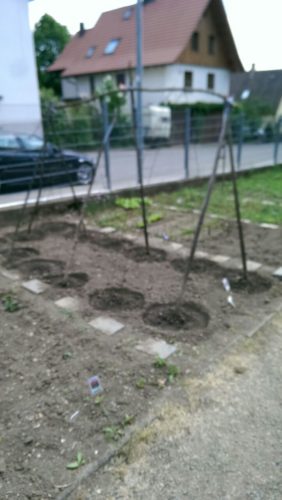 Ein Tipi im Gemeinschaftsgarten?